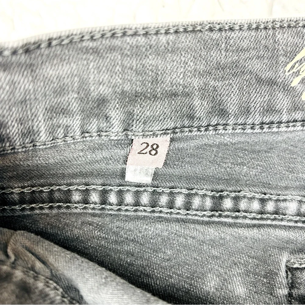 Juicy Couture Women's Gray Low Rise Skinny Jeans Stretch Denim Size 28 - Picture 5 of 6
